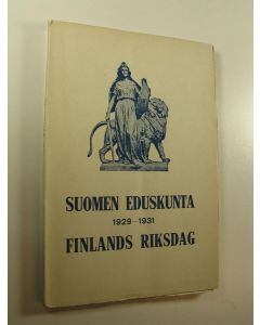 käytetty kirja Suomen eduskunta 1929 - 1931