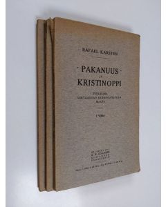 Kirjailijan Rafael Karsten käytetty kirja Pakanuus ja kristinoppi - vihkot 1-3