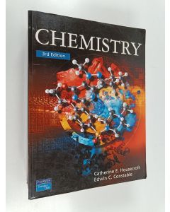 Kirjailijan Catherine E. Housecroft käytetty kirja Chemistry : an introduction to organic, inorganic, and physical chemistry