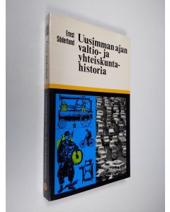 Kirjailijan Ernst Söderlund käytetty kirja Uusimman ajan valtio- ja yhteiskuntahistoria