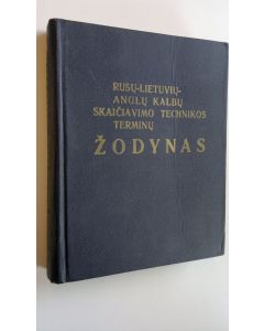 Kirjailijan Ch. Lemchenas käytetty kirja Rusu-lietuviu-anglu kalbu skaiciavimo technikos terminu zodynas