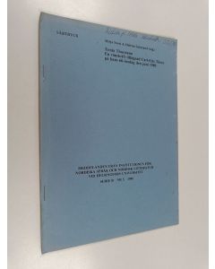 Kirjailijan Mirja Saari uusi teos Meddelanden från Institutionen för Nordiska Språk och Nordisk Litteratur vid Helsingfors Universitet Serie B Nr 5 1980