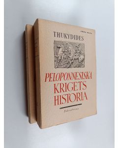 Kirjailijan Thukydides käytetty kirja Peloponnesiska krigets historia 1-2