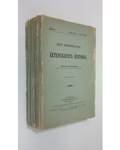 Kirjailijan Edvard Westermarck käytetty kirja Det menskliga äktenskapets historia Häftena 1-7