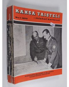 käytetty teos Kansa taisteli -  miehet kertovat 1972 (no. 1-12, puuttuu no. 2, no. 7-8 sekä no. 11)