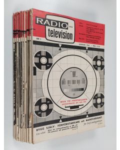 käytetty kirja Populär radio och television vuosikerta 1961 (puuttuu nrot 2 ja 3)