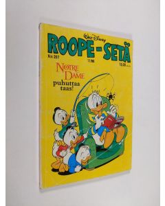 Kirjailijan Walt Disney käytetty kirja Roope-setä 11/96