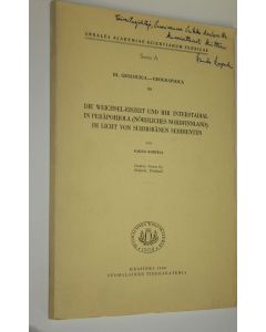 Kirjailijan Kauko Korpela käytetty kirja Die Weichsel-Eiszeit und ihr Interstadial in Peräpohjola (nördliches Nordfinnland) im Licht von submoränen Sedimenten