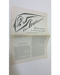 Tekijän Martin Barkhoff  käytetty teos Das Goetheanum nr. 9/1990 : Wochenschrift fur Anthroposophie