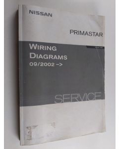 käytetty kirja Nissan Primstar model X83 - Wiring diagrams 09/2002