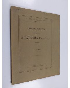 Kirjailijan O. M. Reuter käytetty kirja Species palaearcticae generis Acanthia Fabr., Latr. dispositae