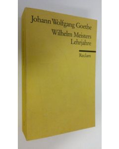 Kirjailijan Johann Wolfgang Goethe käytetty kirja Wilhelm Meisters Lehrjahre
