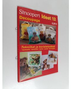 käytetty teos Ideat 12 : Decoupage