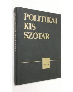 käytetty kirja Politikai kisszotar