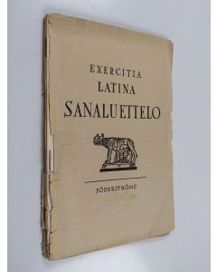 käytetty kirja Exercitia latina : kymmenennen laajennetun painoksen sanaluettelo