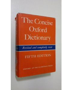 käytetty kirja The Concise Oxford Dictionary of current English