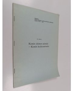 Kirjailijan Irja Rainto käytetty teos Kemin yleinen sairaala - Kemin keskussairaala