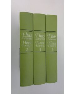 Kirjailijan Elias Lönnrot käytetty kirja Elias Lönnrotin Flora Fennica 1-3