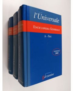 käytetty kirja L'Universale La Grande Enciclopedia Tematica. Band 1 - 3 - Enciclopedia Generale A - Z