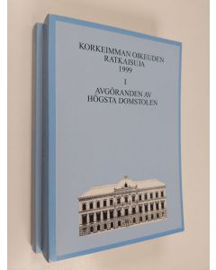 käytetty kirja Korkeimman oikeuden ratkaisuja 1999 1-2