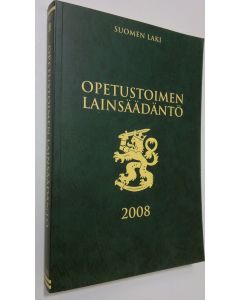 käytetty kirja Opetustoimen lainsäädäntö 2008