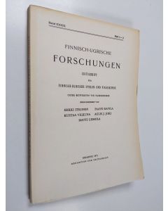 käytetty kirja Finnisch-ugrische Forschungen : Zeitschrift für finnisch-ugrische Sprach- und Volkskunde, Band 39 Heft 1-2