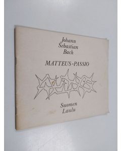 Kirjailijan Johann Sebastian Bach käytetty kirja Matteus-passio