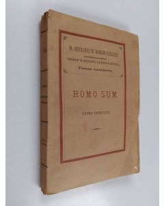 Kirjailijan Georg Ebers käytetty kirja Homo sum