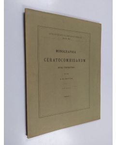 Kirjailijan O. M. Reuter käytetty kirja Monographia Ceratocombidarum orbis terrestris (lukematon, ERINOMAINEN)
