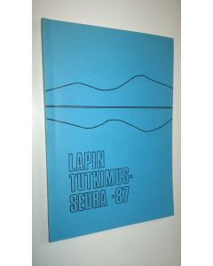 Kirjailijan Lapin tutkimusseura käytetty kirja Vuosikirja 1987