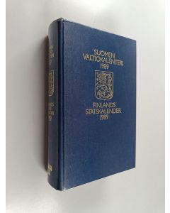 käytetty kirja Suomen valtiokalenteri Finlands statskalender 1989