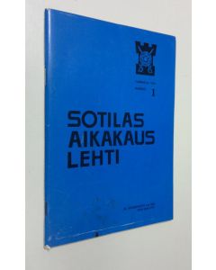 käytetty teos Sotilasaikakauslehti 1/1978 : Upseeriliiton julkaisu