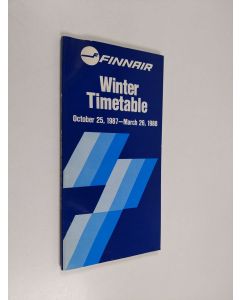 käytetty kirja Finnair : Winter timetable 1988