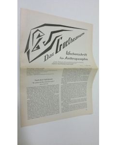 Tekijän Martin Barkhoff  käytetty teos Das Goetheanum nr. 11/1990 : Wochenschrift fur Anthroposophie