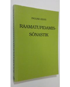 Kirjailijan Erik Linnaks käytetty kirja Inglise-Eesti Raamatupidamisterminite seletussonastik