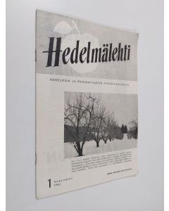 käytetty teos Hedelmälehti 1/1962