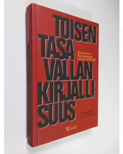 Tekijän Iris Tenhunen  käytetty kirja Toisen tasavallan kirjallisuus : keskustelua Pentinkulman päivillä 1978-1987