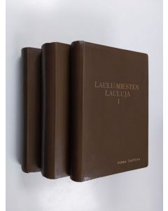 käytetty kirja Laulu-miesten lauluja 1-3