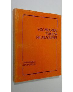 Kirjailijan Joaquim Rabella käytetty kirja Vocabulario popular Nicaraguense