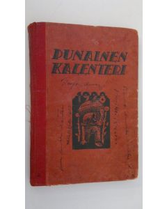 käytetty kirja Punainen kalenteri 1928 : Työväenjärjestöjen tiedonantajan julkaisema