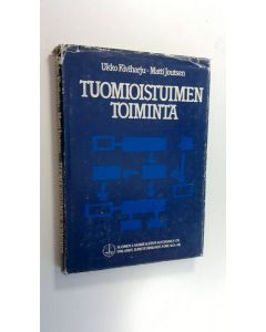 Kirjailijan Ukko Kiviharju käytetty kirja Tuomioistuimen toiminta