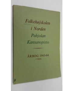 käytetty kirja Folkehöjskolen i Norden årbog 1963-64 = Pohjolan kansanopisto