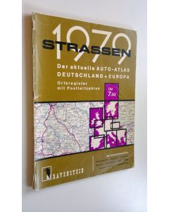 käytetty teos Strassen 1979 : Der aktuelle auto-atlas Deutschland + Europa : Ortsregister mit Postleitzahlen