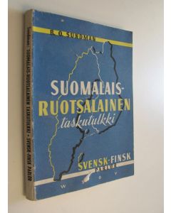 Kirjailijan B. O. Sundman käytetty kirja Suomalais-ruotsalainen taskutulkki sekä systemaattinen puhekielen sanasto