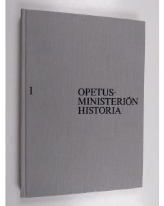 Kirjailijan Tapani Vuorela käytetty kirja Opetusministeriön historia 1, Keisarillisen Suomen Senaatin kirkkopolitiikka 1809-1824 - with a summary entitled : the ecclesiastical policy of Imperial Finnish Senate during the years 1809-1824