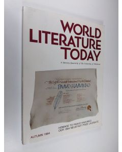 käytetty kirja World Literature Today - autumn 1984 : a literary quarterly of the University of Oklahoma