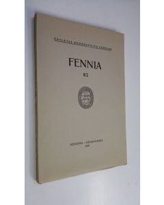 käytetty kirja Fennia 82 (lukematon)