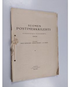 käytetty teos Suomen postimerkkilehti 1934 : viidestoista vuosikerta
