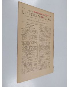 uusi teos Den svenska bokhandelns littelatur-blad 15/1906