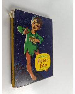 Kirjailijan J. M. Barrie käytetty kirja Peter Pan